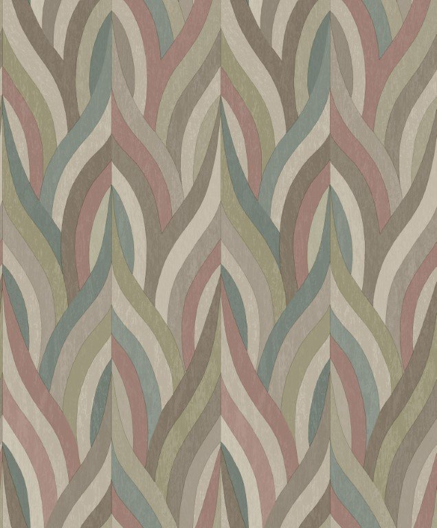 Arabesque Red Teal