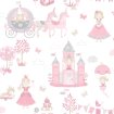 Fairytale pink/grey - tapet - 10.00x0.53m - fra GALERIE