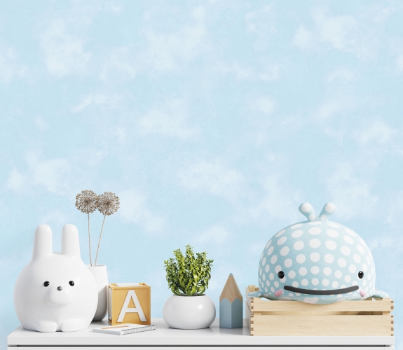 Baby Texture blå/glitter - tapet - 10.00...