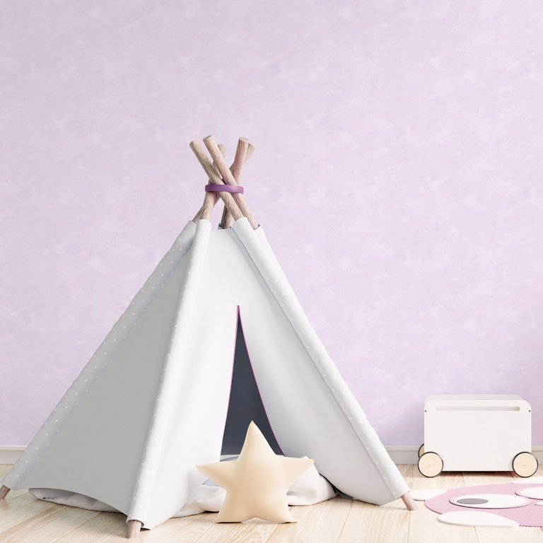 Baby Texture lys lilla/glitter - tapet - 10.00x0.53m - fra GALERIE