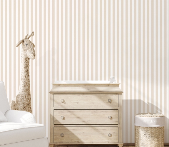 Regency Stripe beige - tapet - 10.00x0.5...