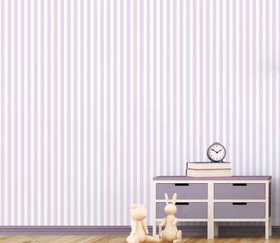 Regency Stripe lys lilla - tapet - 10.00...
