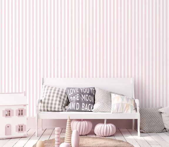 Regency Stripe pink - tapet - 10.00x0.53...