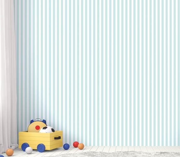 Regency Stripe tyrkis - tapet - 10.00x0....