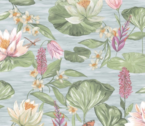Water Lily Blue