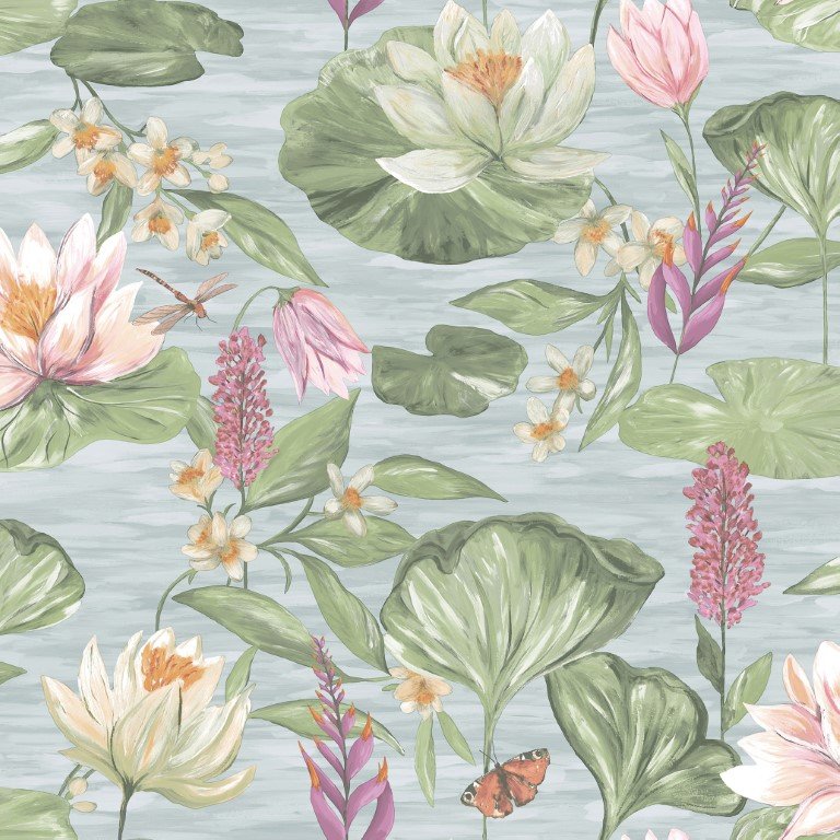 Water Lily Blue