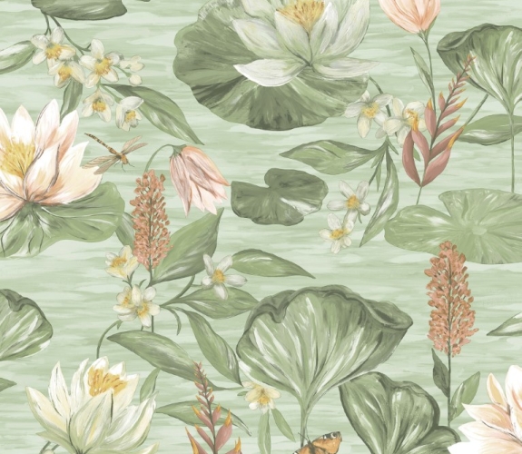 Water Lily Green