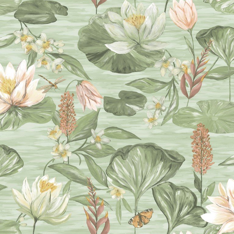 Water Lily Green