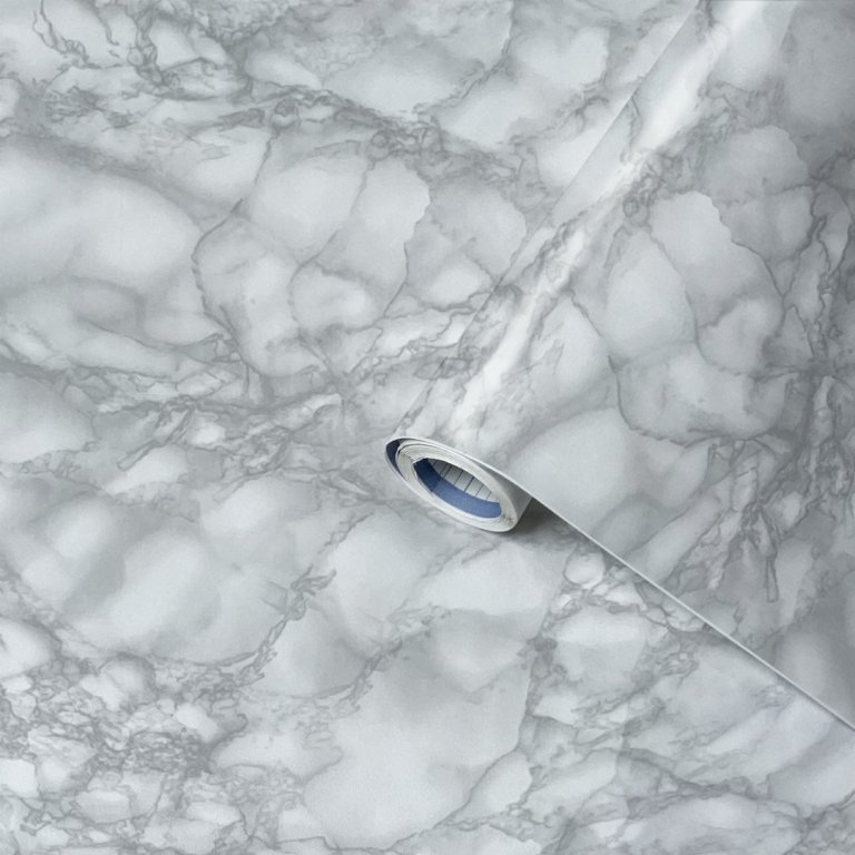 Lenco deco Marble grey 45cmx2m