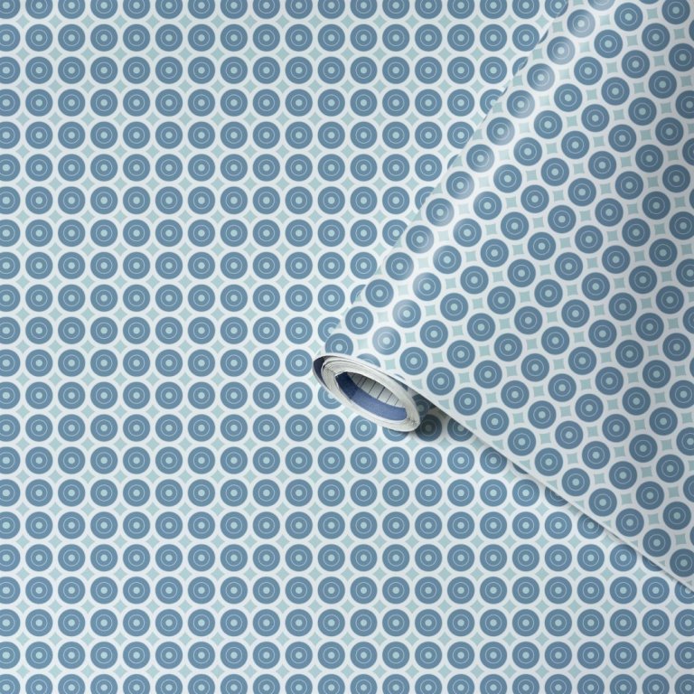 Lenco deco Awale blue 45cmx2m