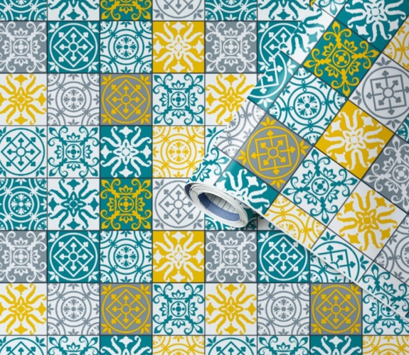 Lenco deco Cement tiles 45cmx2m