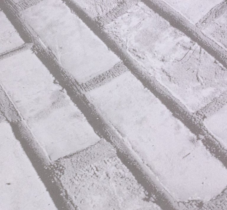 Lenco deco Brick white 45cmx2m