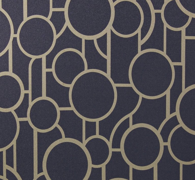 Lenco deco Tiffany anthracite 45cmx2m