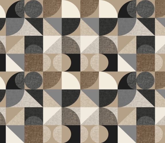 Lenco deco Delta caramel 45cmx2m