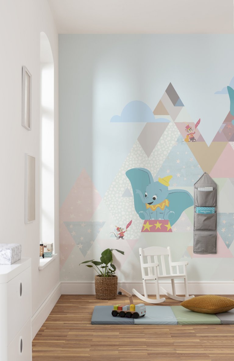 Fototapet Dumbo flying elephant