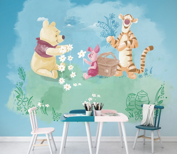 Fototapet Winnie Pooh Picnic