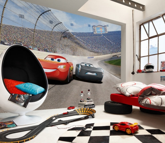 Cars3 Curve - fototapet - 2,54x3,68 m - ...