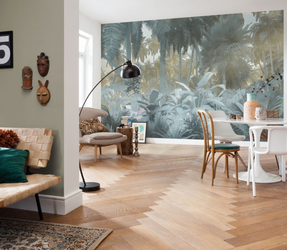 Misty Jungle - fototapet - 2,50x4 m - fr...